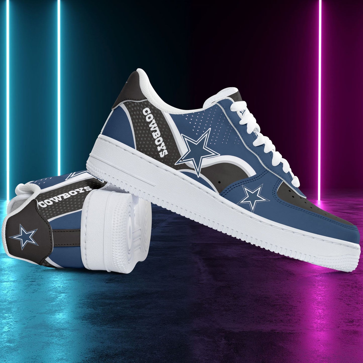 Footwearstorm Dallas Cowboys NFL Air Low-Top Sneakers Shoes For Men And Women 1205456