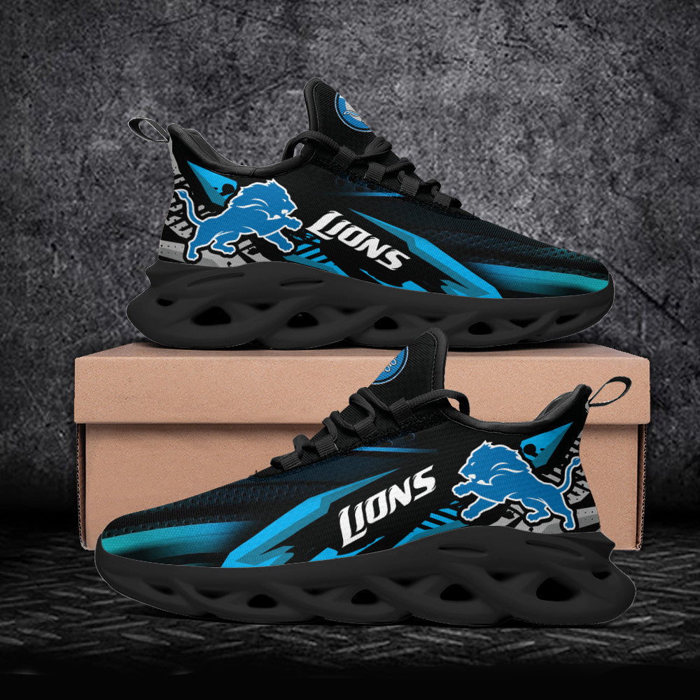 Footwearstorm Detroit Lions NFL Max Soul Shoes Sneakers For Men And Women 2