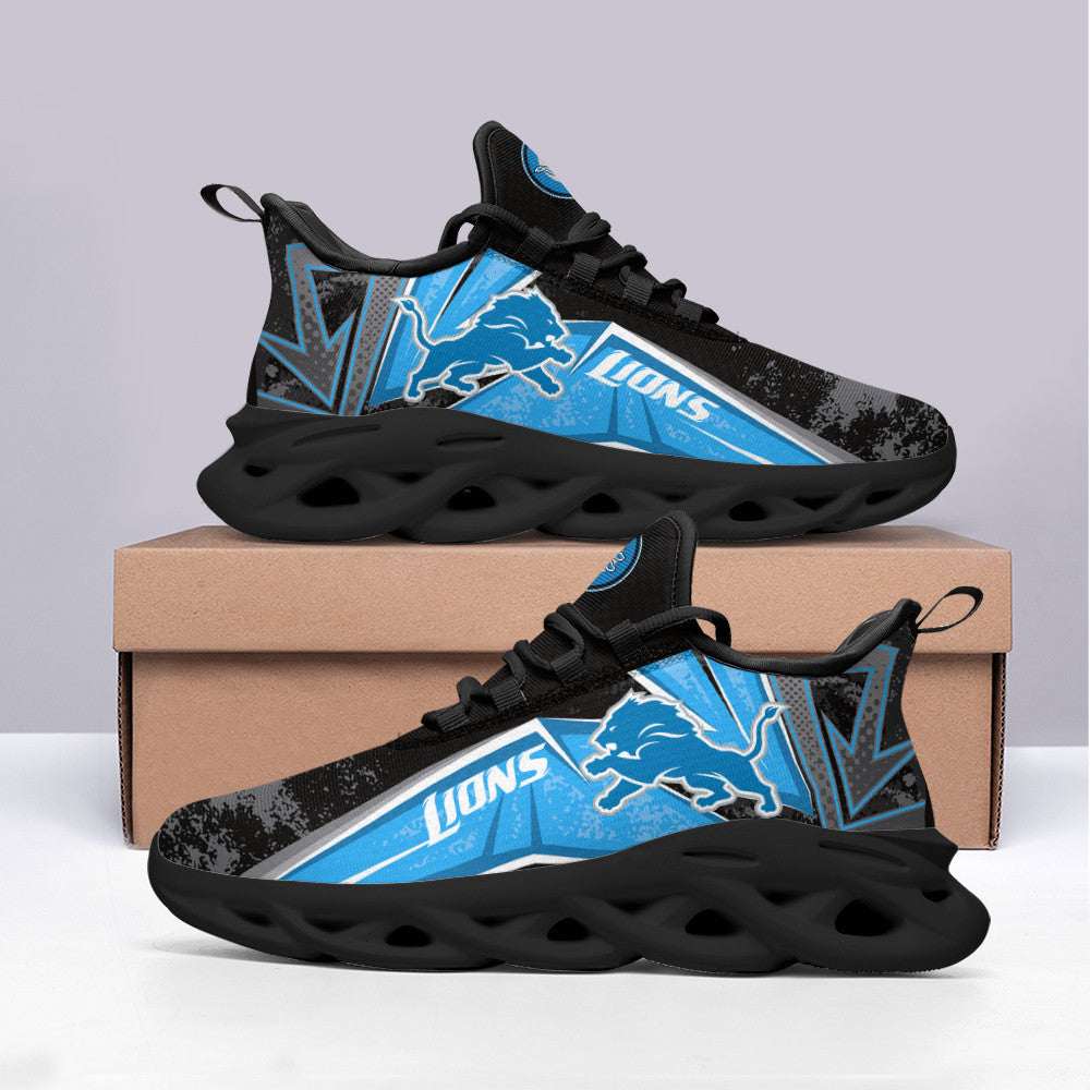 Footwearstorm Detroit Lions NFL Max Soul Shoes Sneakers For Men And Women 8