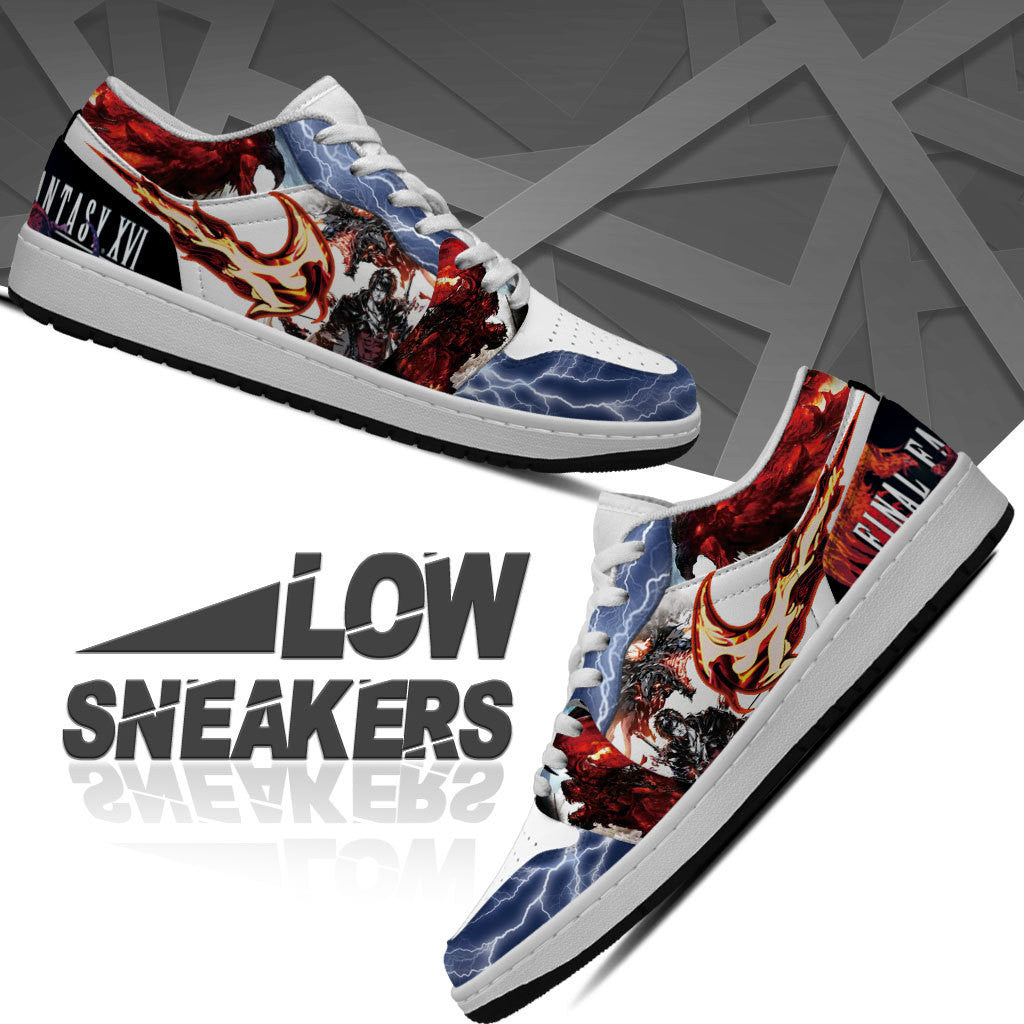 Footwearstorm Final Fantasy AJ1 Low Sneakers Shoes For Men And Women 1