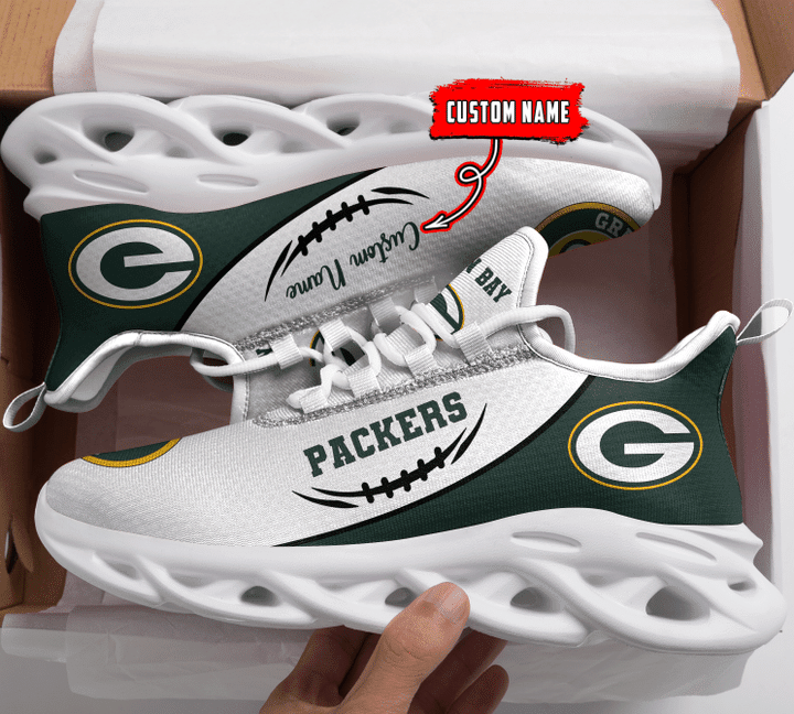 Footwearstorm Green Bay Packers NFL Max Soul Shoes Sneakers For Men And Women 5