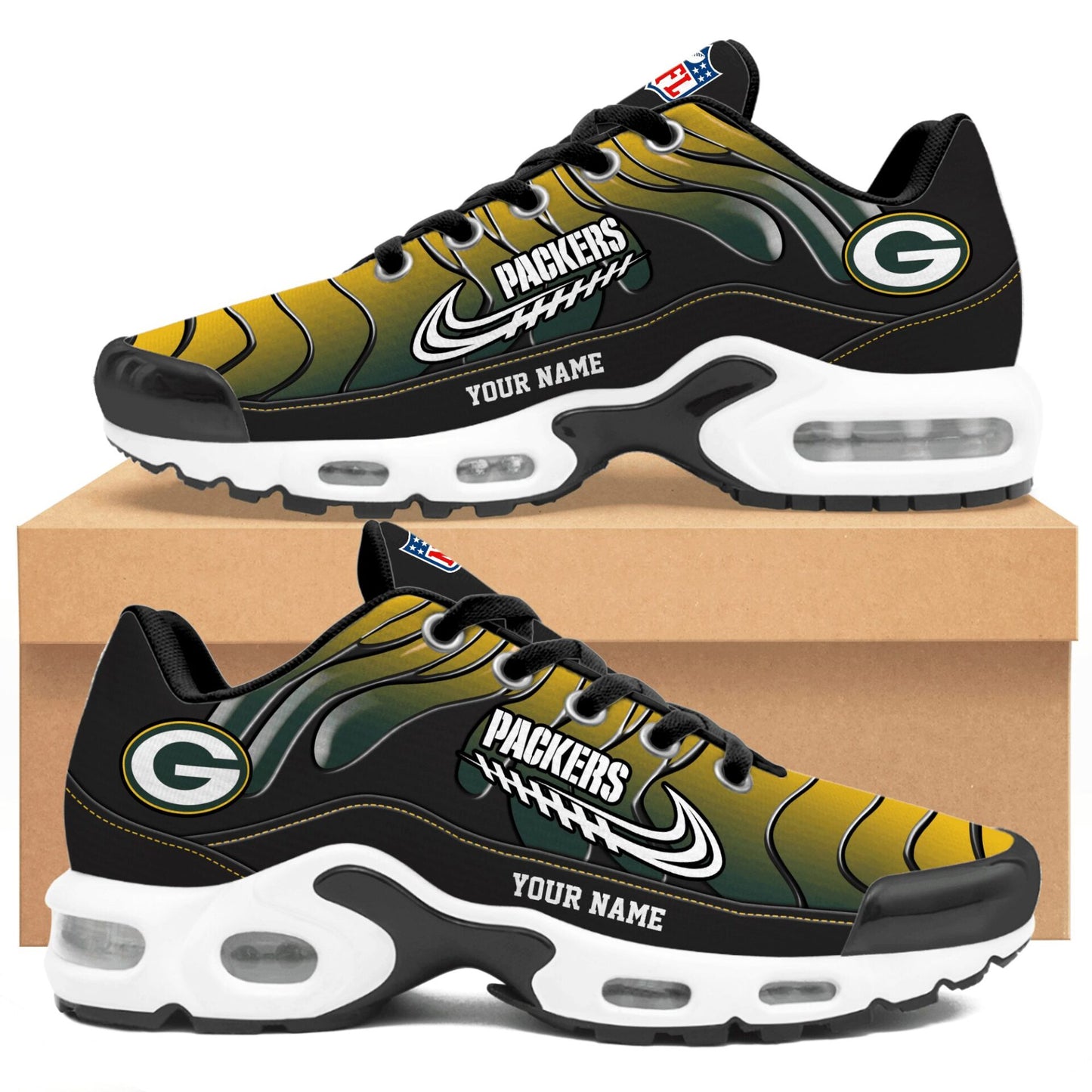 Footwearstorm Green Bay Packers TN Shoes Sneakers For Men And Women 7