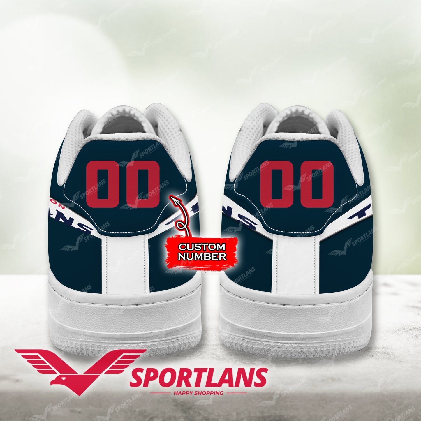 Footwearstorm Houston Texans NFL Air Low-Top Sneakers Shoes For Men And Women 1205701