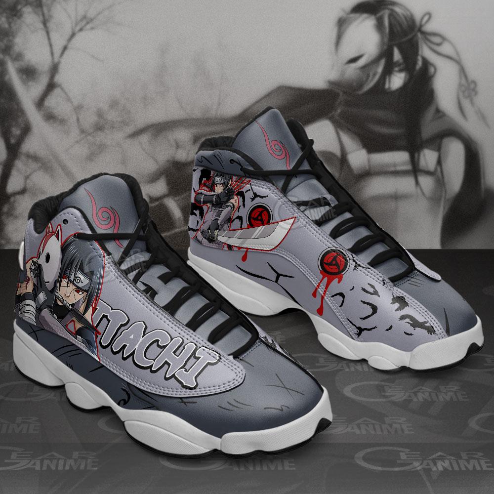 Footwearstorm Itachi Uchiha AJ13 Sneakers Shoes For Men And Women 1