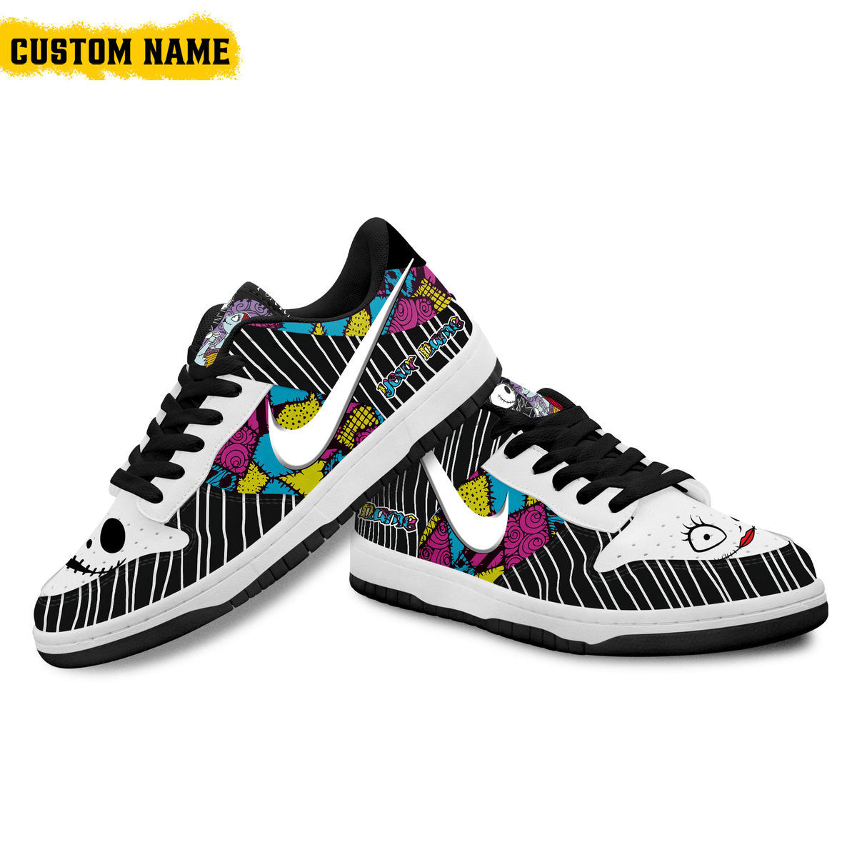 Footwearstorm Jack Skellington Sally AJ1 High Sneakers Shoes For Men And Women 1