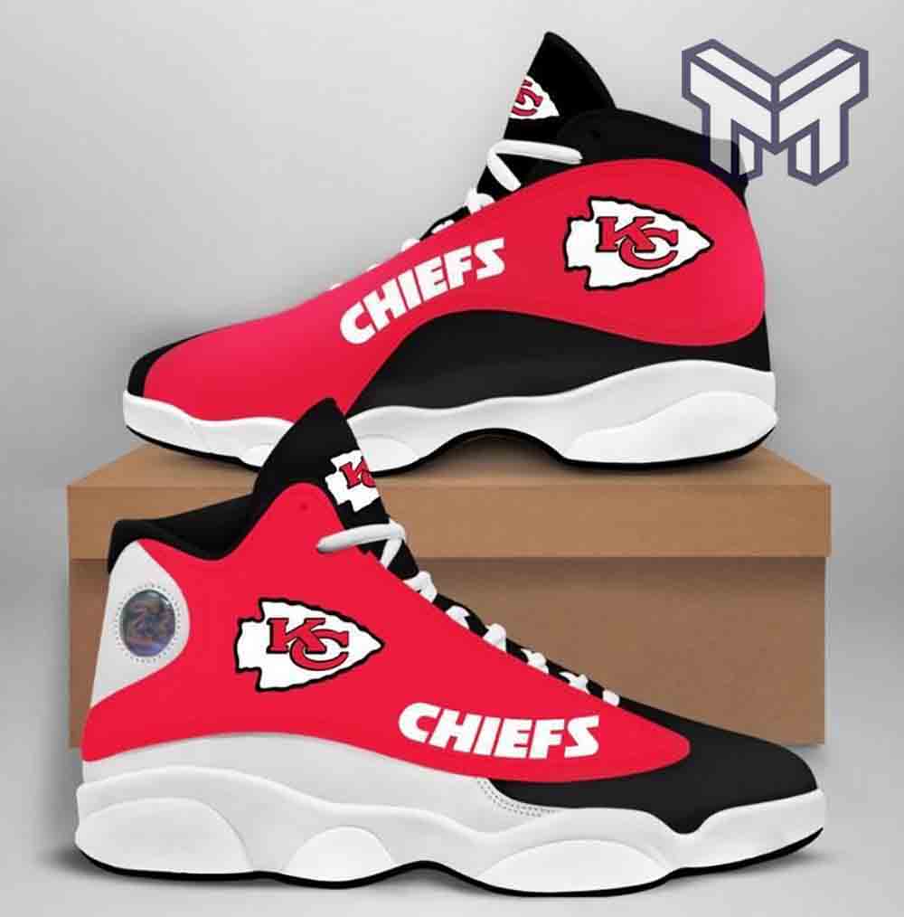 Footwearstorm Kansas City Chiefs AJ13 Sneakers Shoes For Men And Women 1