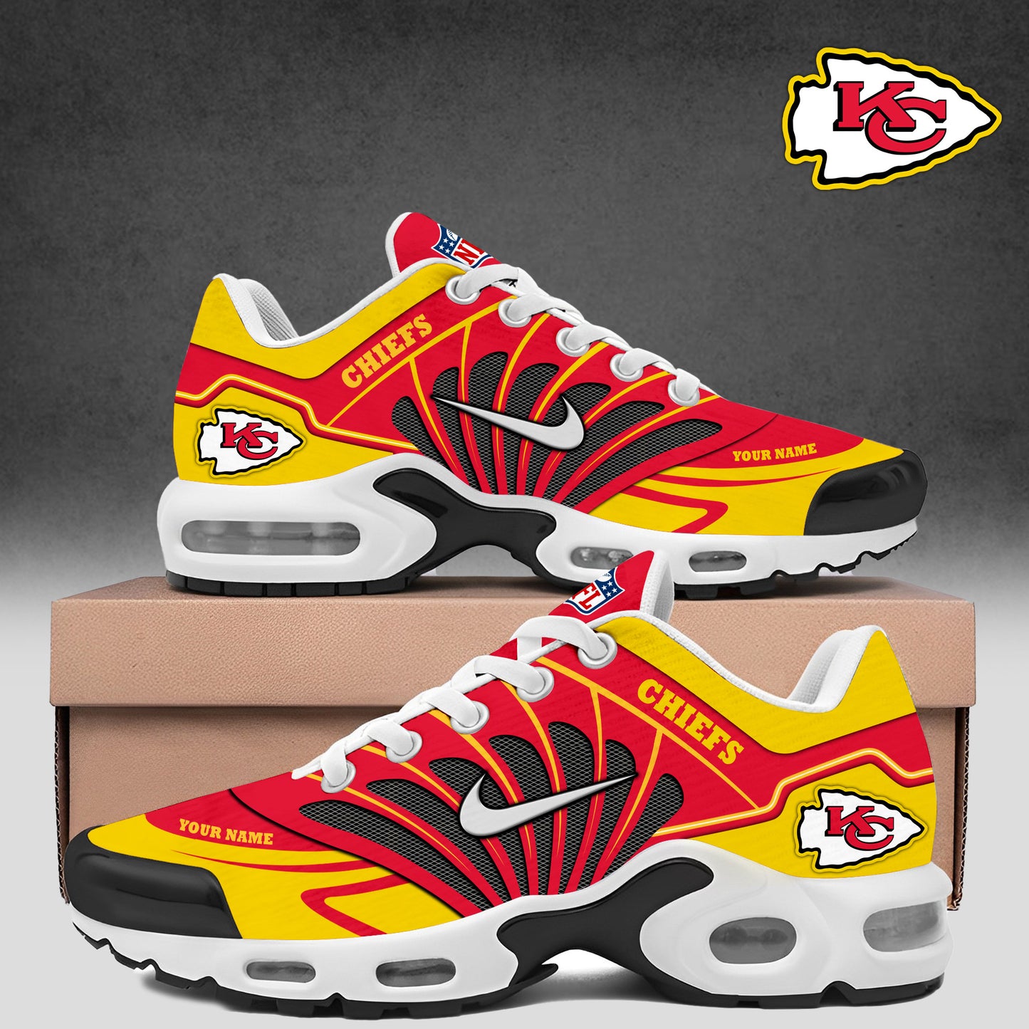Footwearstorm Kansas City Chiefs TN Shoes Sneakers For Men And Women 1