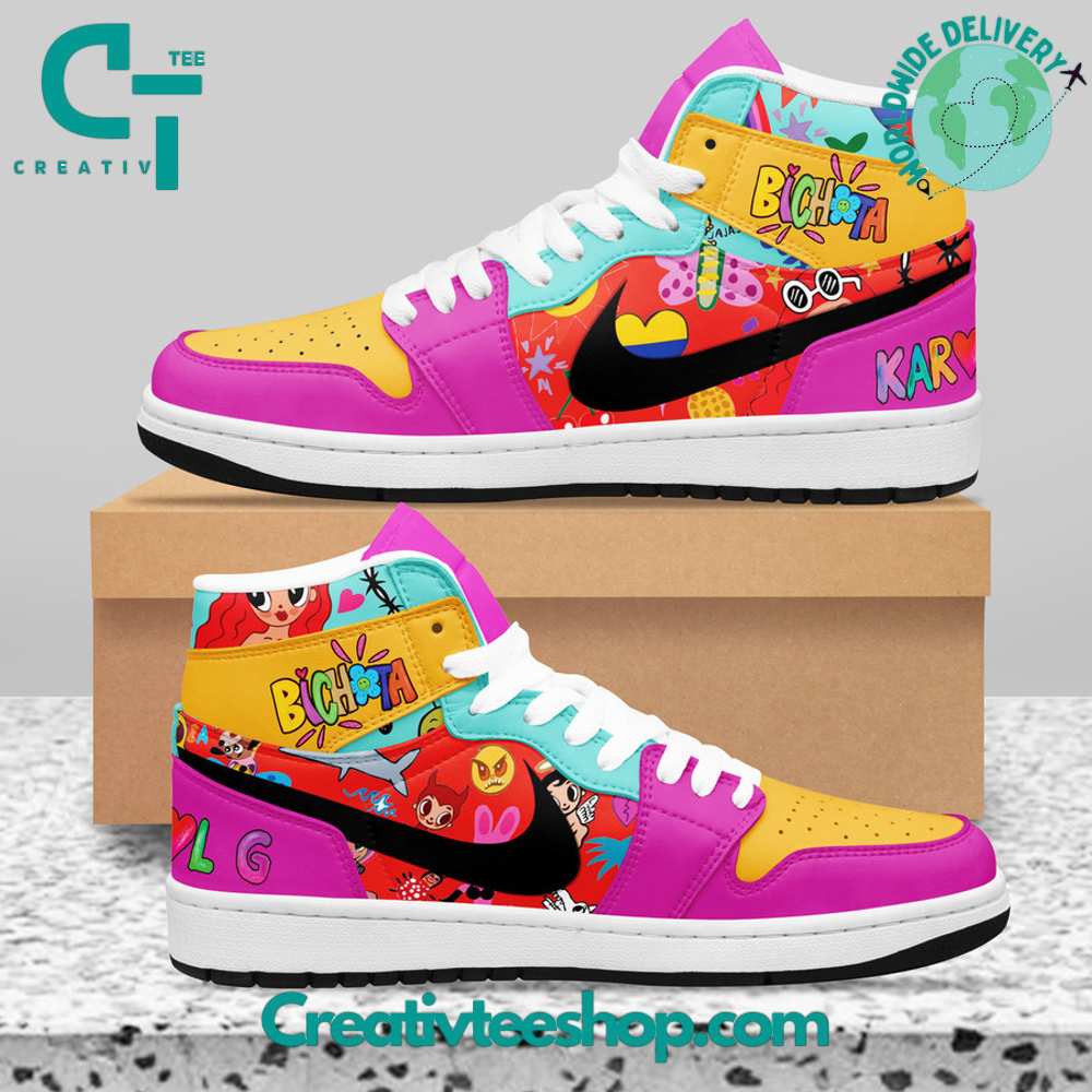 Footwearstorm Karol G AJ1 High Sneakers Shoes For Men And Women 1