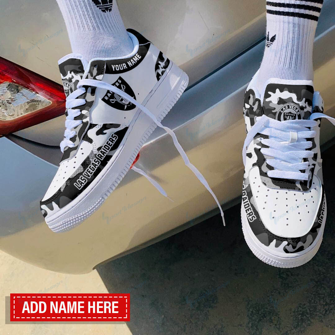 Footwearstorm Las Vegas Raiders NFL Air Low-Top Sneakers Shoes For Men And Women 1205744
