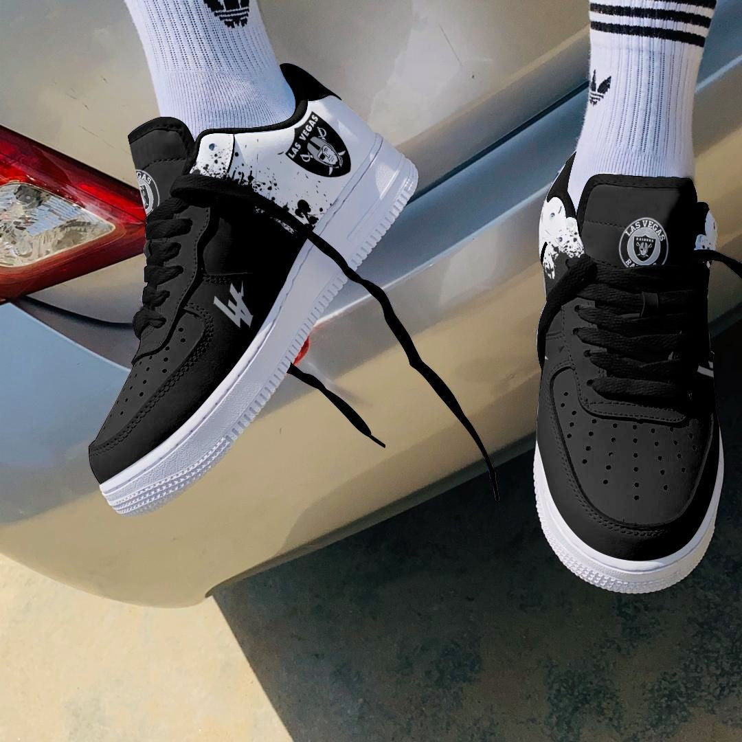 Footwearstorm Las Vegas Raiders NFL Air Low-Top Sneakers Shoes For Men And Women 1205730