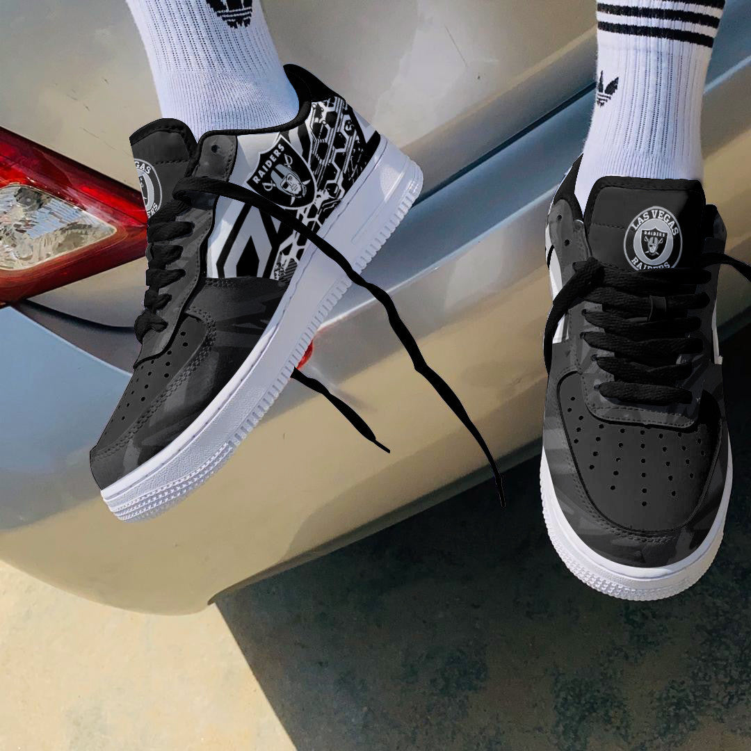 Footwearstorm Las Vegas Raiders NFL Air Low-Top Sneakers Shoes For Men And Women 1205338