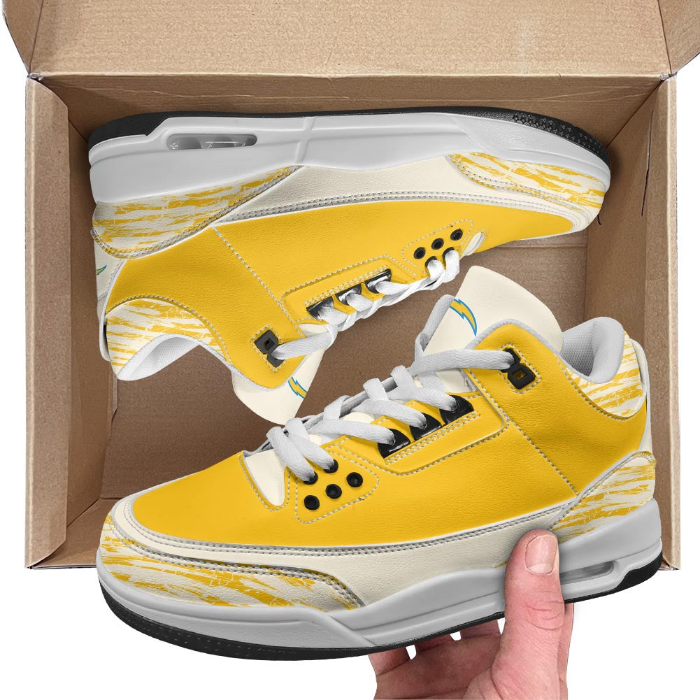 Footwearstorm Los Angeles Chargers AJ3 Sneakers Shoes For Men And Women