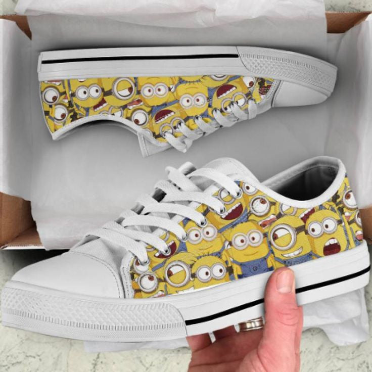 Footwearstorm Minions Low Top Canvas Sneakers Shoes For Men And Women 1