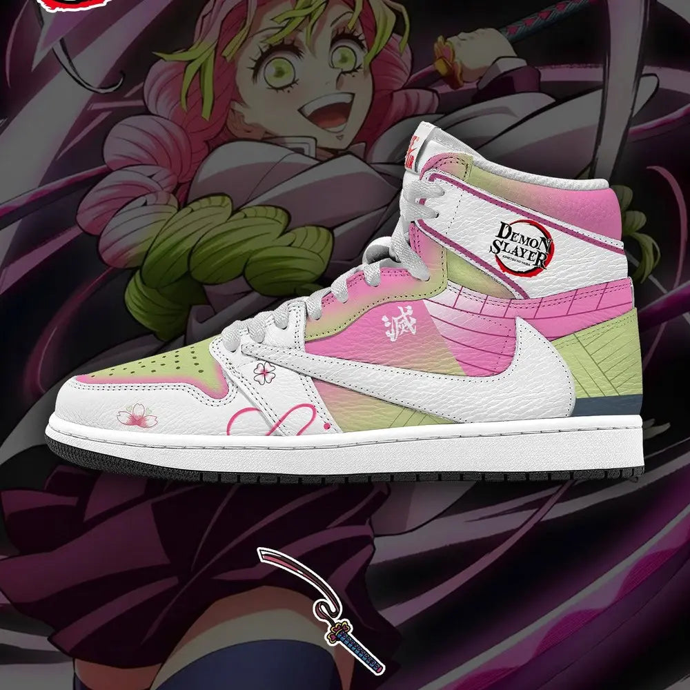 Footwearstorm Mitsuri Kanroji V.1 AJ1 High Sneakers Shoes For Men And Women 1