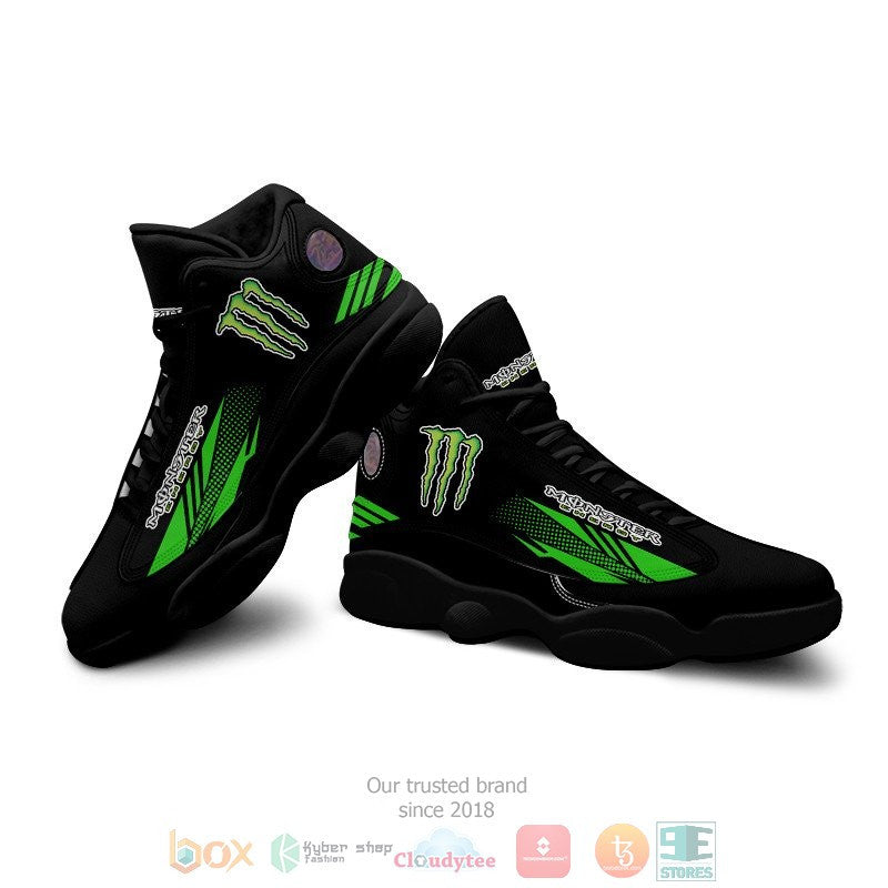 Footwearstorm Monster Energy AJ13 Sneakers Shoes For Men And Women 1