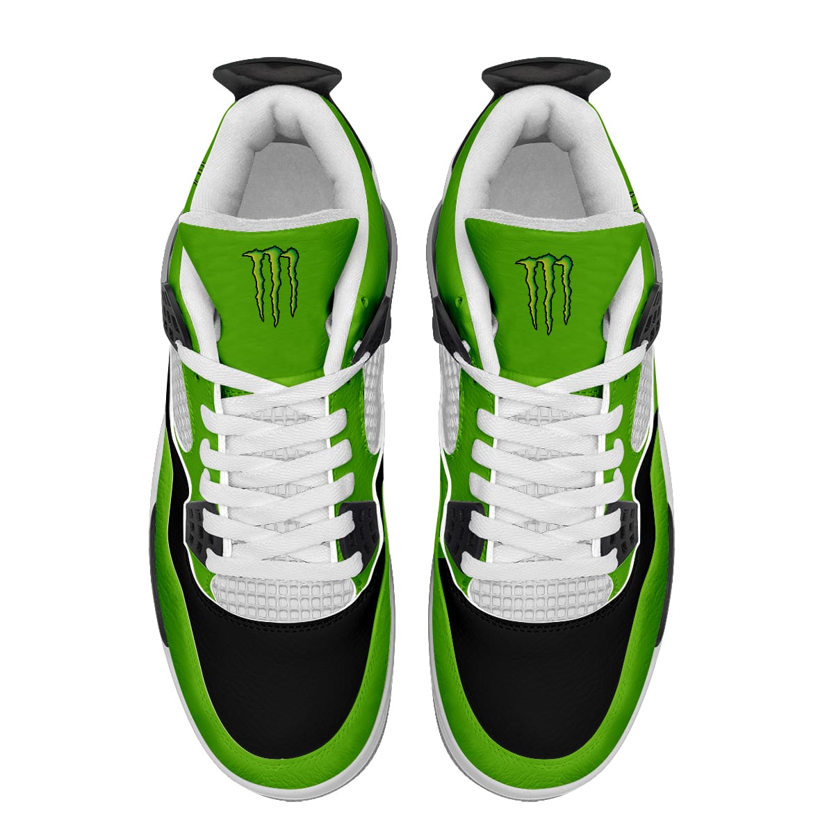 Footwearstorm Monster Energy AJ4 Sneakers Shoes For Men And Women