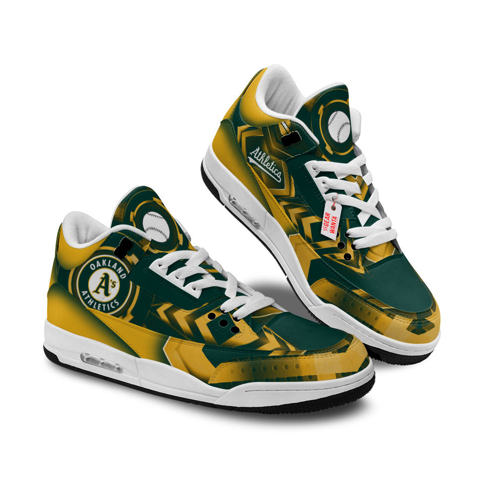 Footwearstorm Oakland Athletics AJ3 Sneakers Shoes For Men And Women