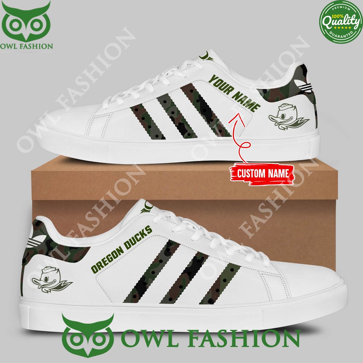 Footwearstorm Oregon Ducks Football Skate Stan Shoes Sneakes For Men And Women 1