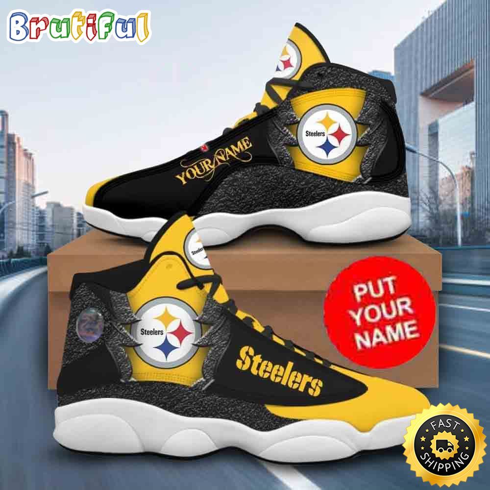 Footwearstorm Pittsburgh Steelers AJ13 Sneakers Shoes For Men And Women 1