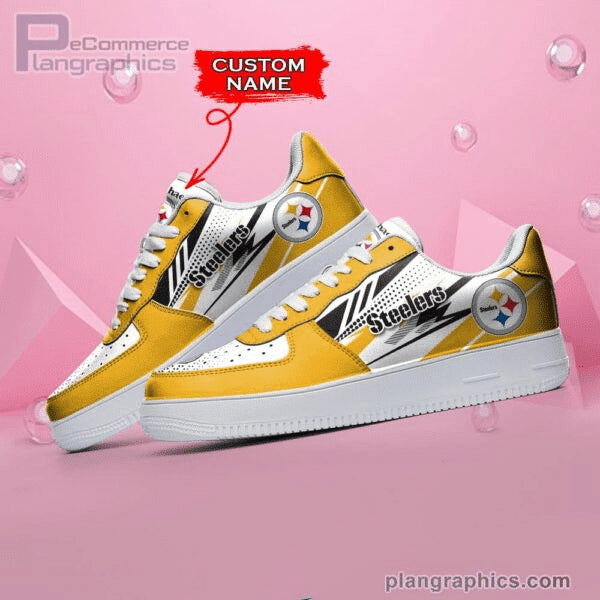 Footwearstorm Pittsburgh Steelers NFL Air Low-Top Sneakers Shoes For Men And Women 1205695