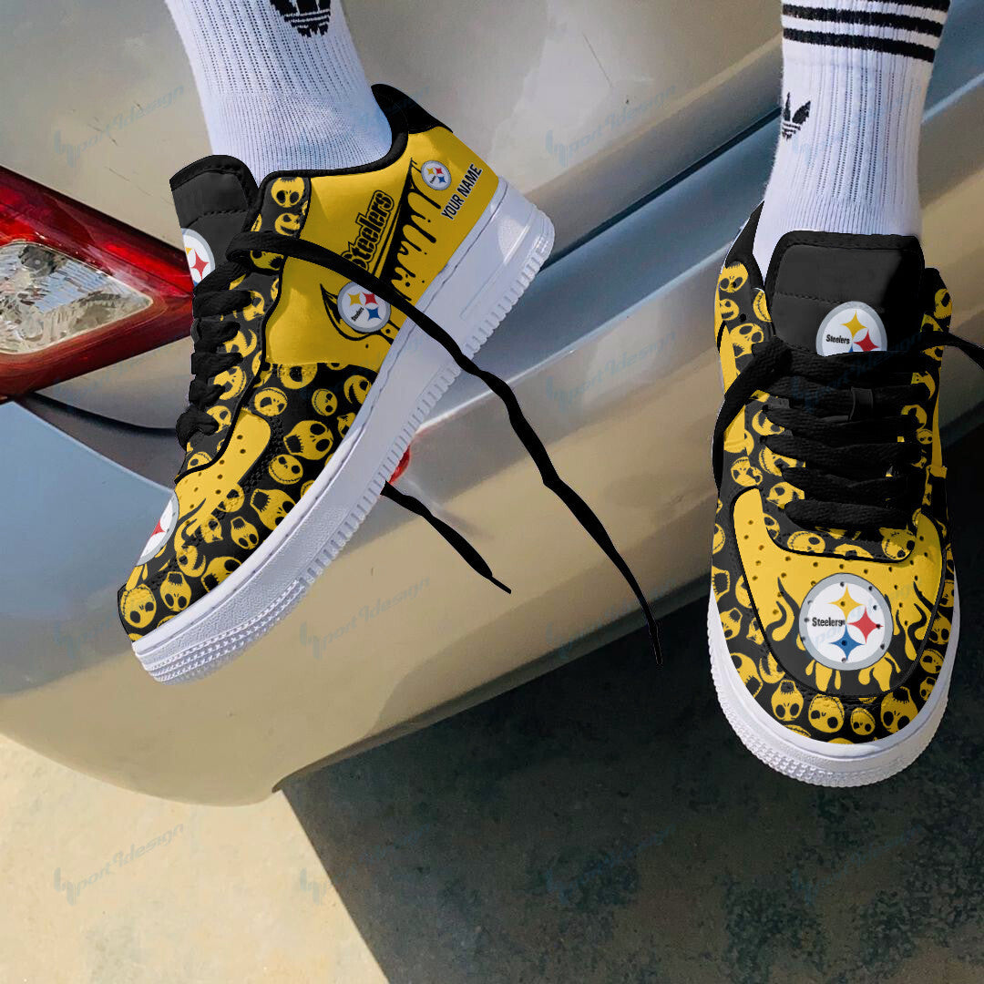 Footwearstorm Pittsburgh Steelers NFL Air Low-Top Sneakers Shoes For Men And Women 1205490