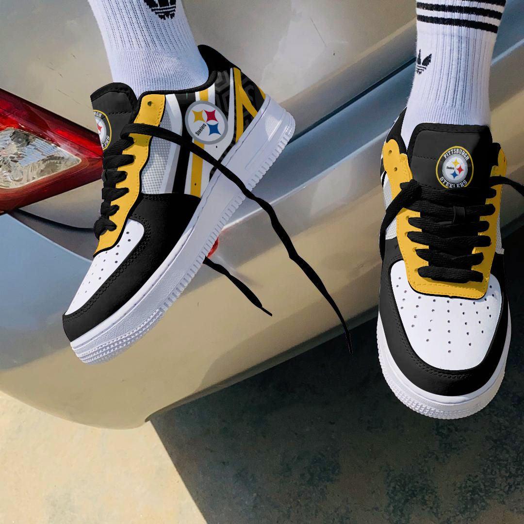 Footwearstorm Pittsburgh Steelers NFL Air Low-Top Sneakers Shoes For Men And Women 1205548