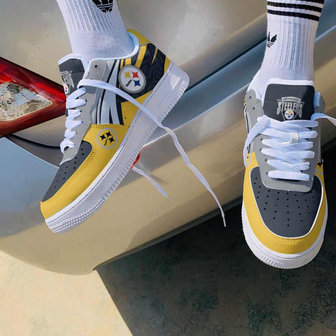 Footwearstorm Pittsburgh Steelers NFL Air Low-Top Sneakers Shoes For Men And Women 1205505