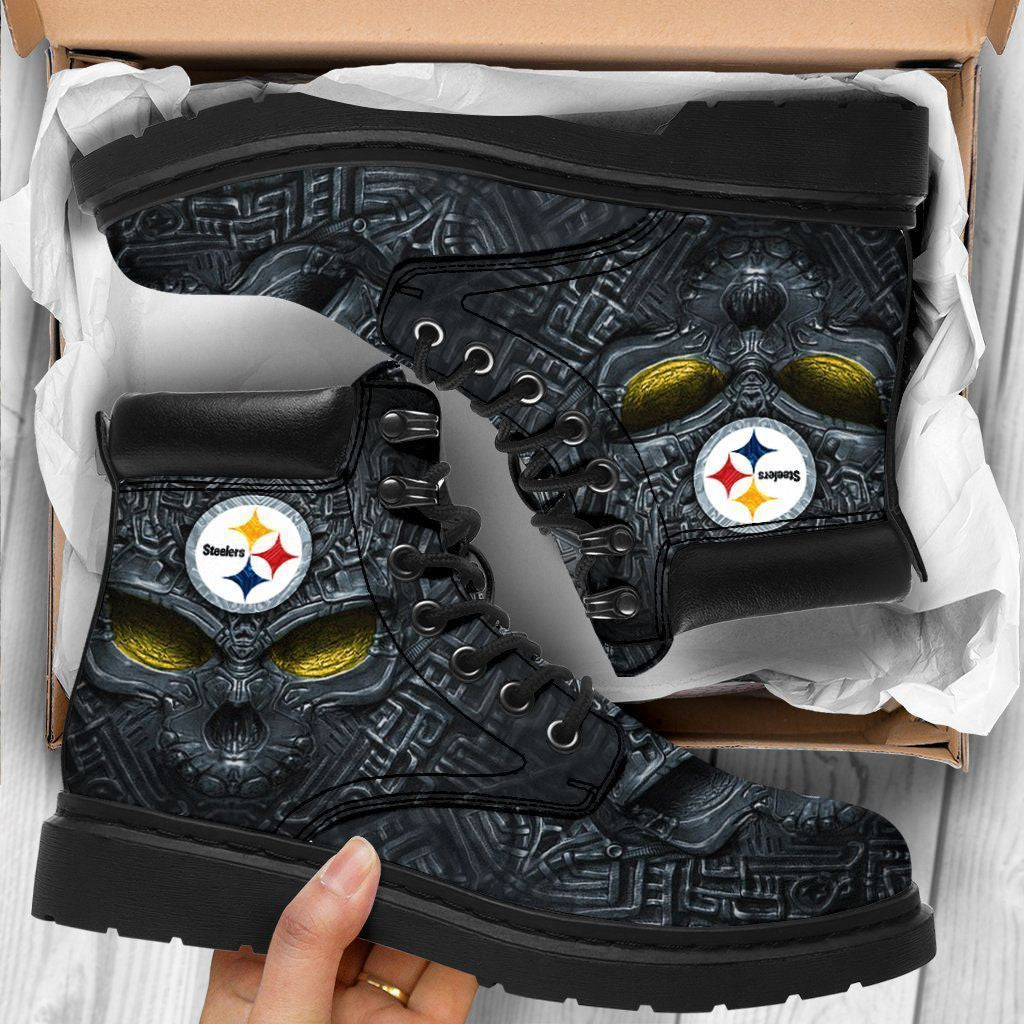 Footwearstorm Pittsburgh Steelers TBL Boots Shoes For Men And Women 7