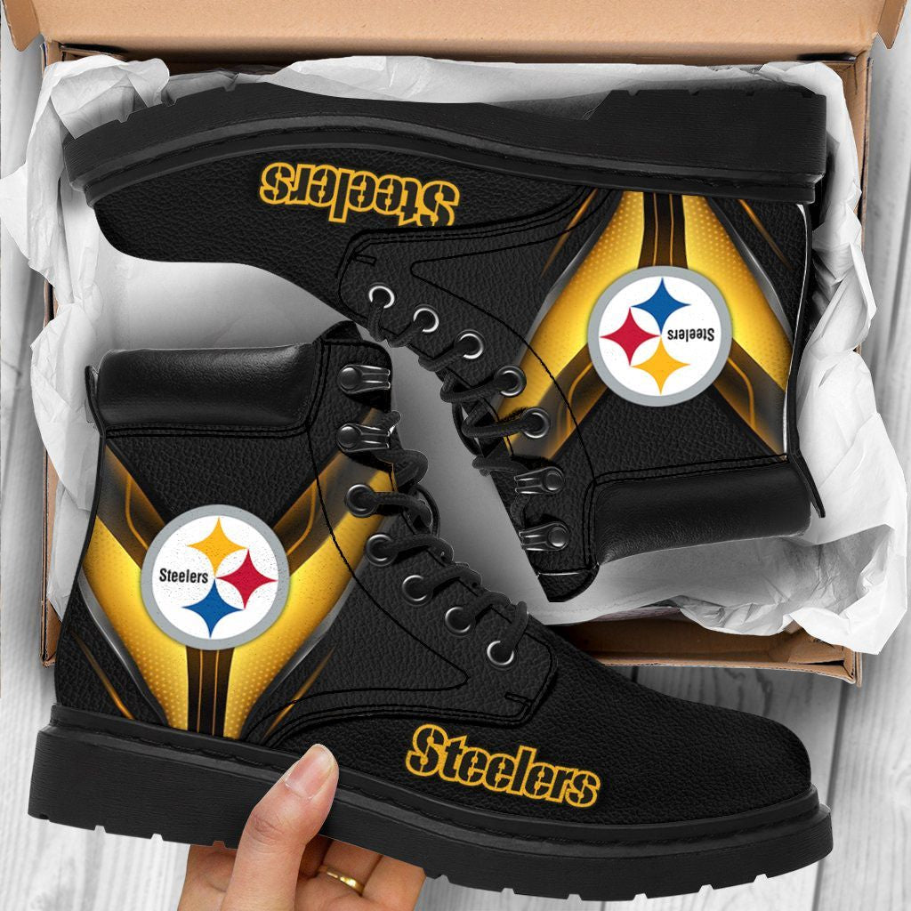 Footwearstorm Pittsburgh Steelers TBL Boots Shoes For Men And Women 2