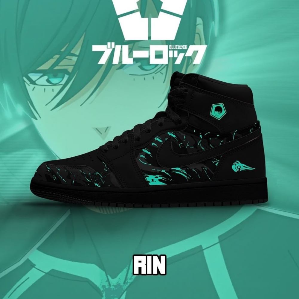 Footwearstorm Rin Blue Lock AJ1 High Sneakers Shoes For Men And Women 1