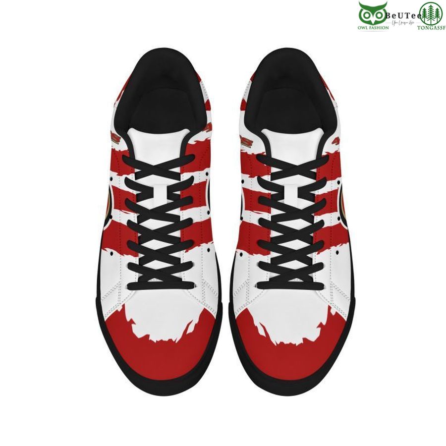 Footwearstorm San Francisco 49ers Skate Stan Shoes Sneakes For Men And Women 5
