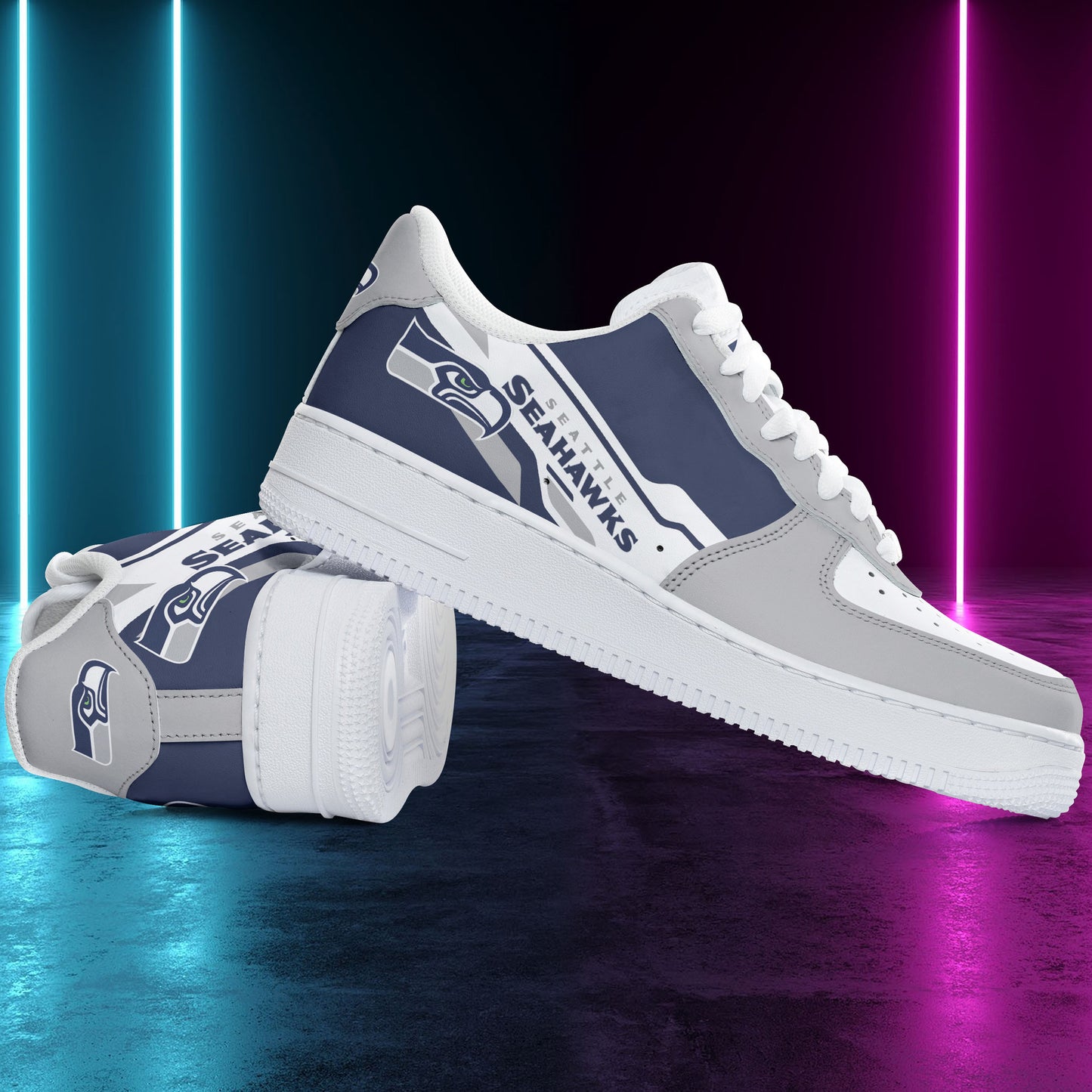 Footwearstorm Seattle Seahawks Air Low-Top Sneakers Shoes For Men And Women 120598