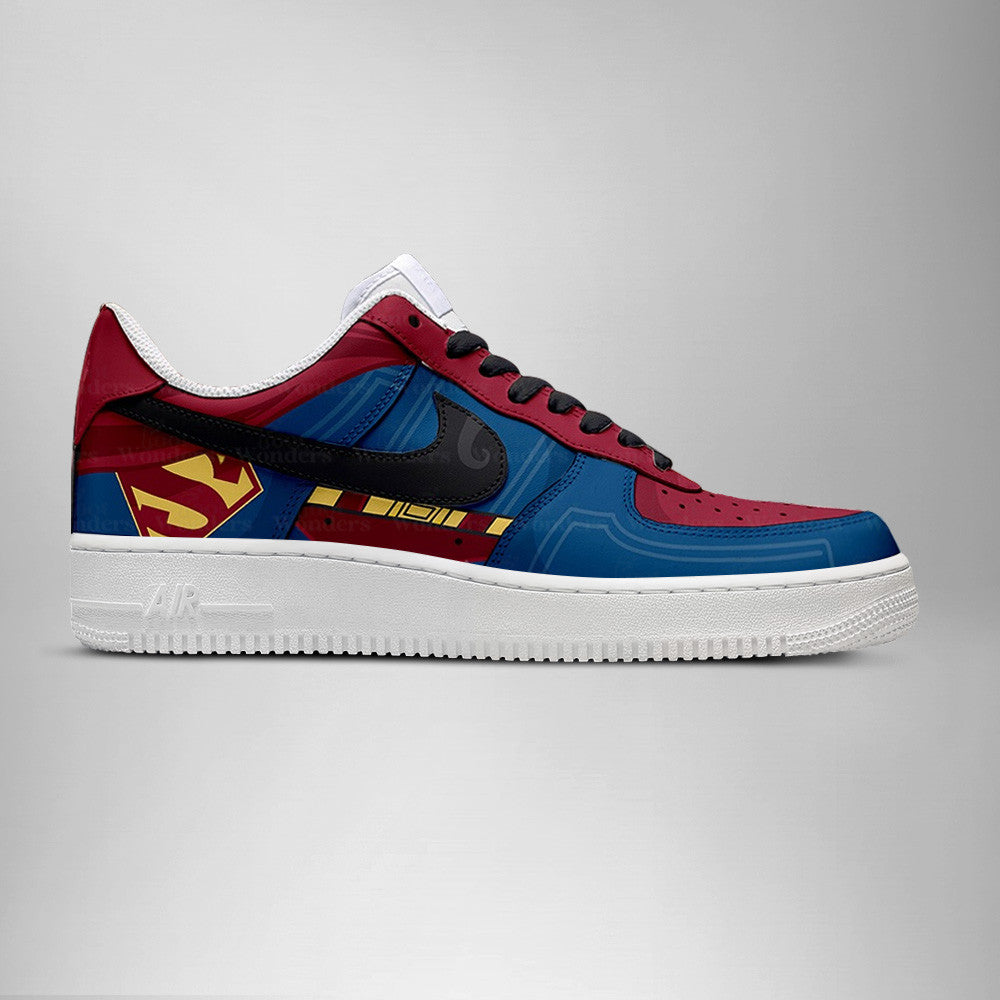 Footwearstorm Superman Air Low-Top Sneakers Shoes For Men And Women 1