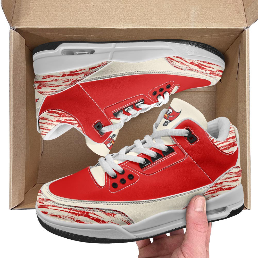 Footwearstorm Tampa Bay Buccaneers AJ3 Sneakers Shoes For Men And Women