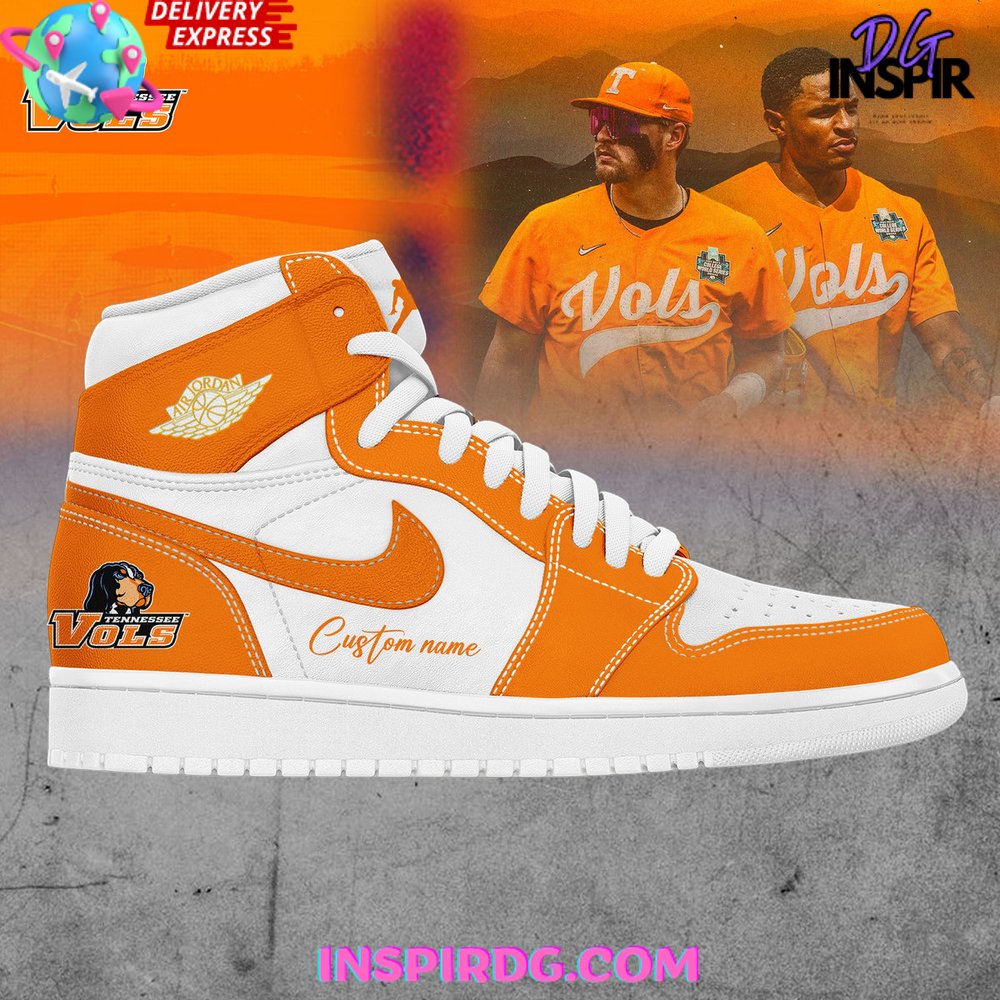 Footwearstorm Tennessee Vols AJ1 High Sneakers Shoes For Men And Women 1