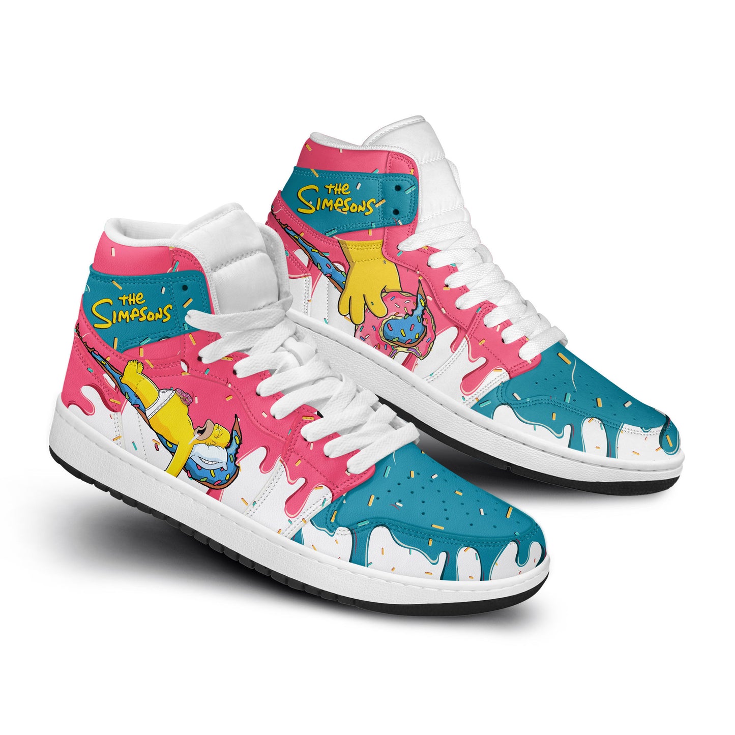 Footwearstorm The Simpsons AJ1 High Sneakers Shoes For Men And Women 1