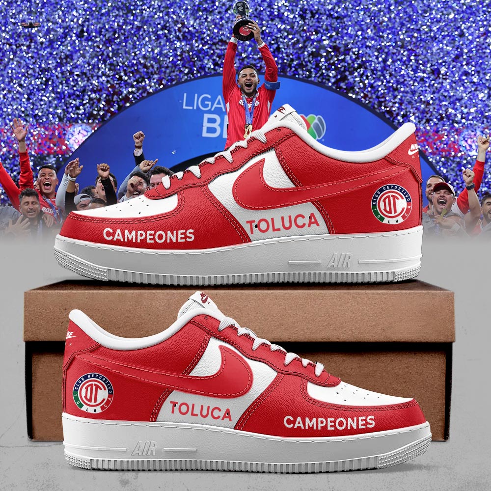 Footwearstorm Toluca FC Air Low-Top Sneakers Shoes For Men And Women 1