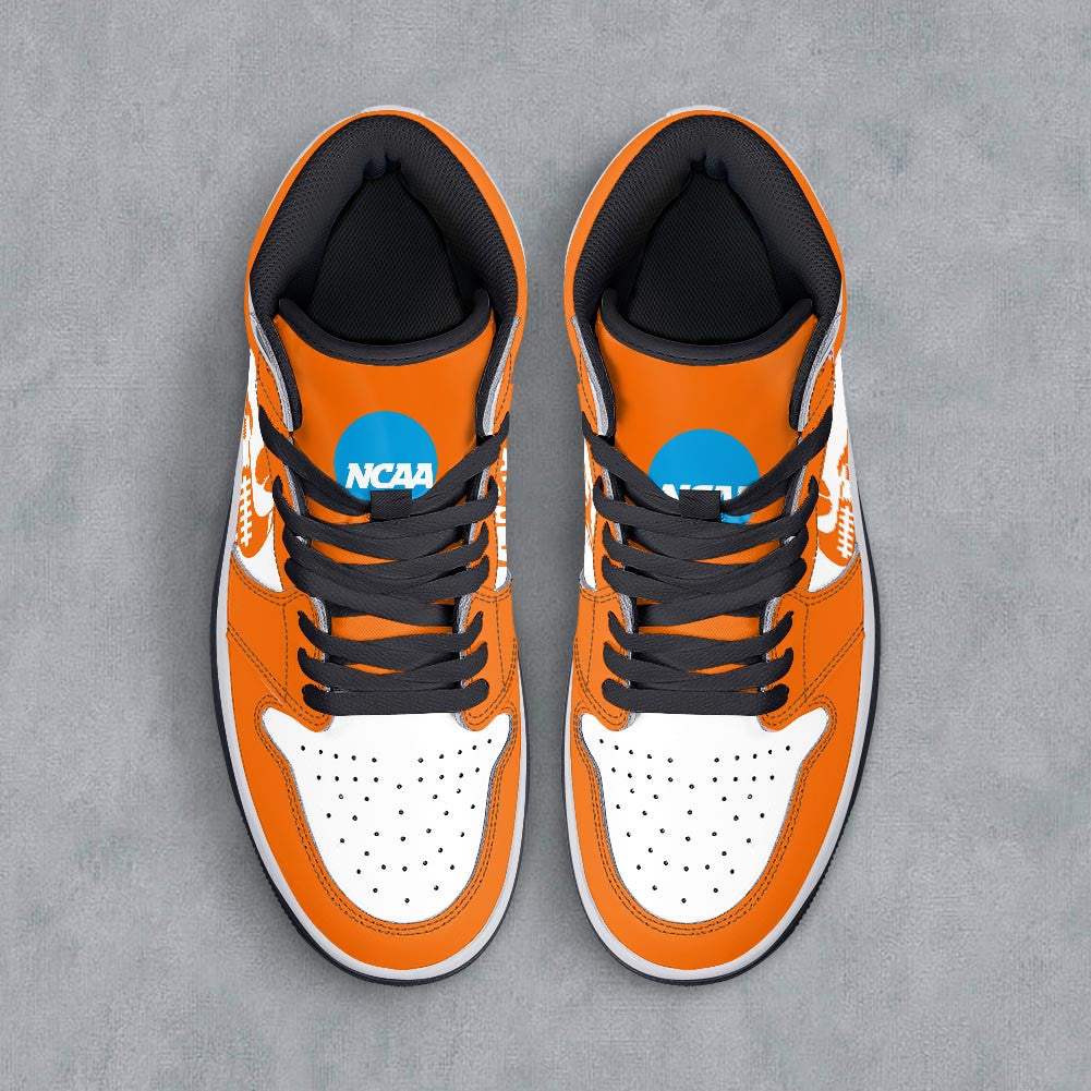 Footwearstorm Clemson Tigers AJ1 High Sneakers Shoes For Men And Women 3009293
