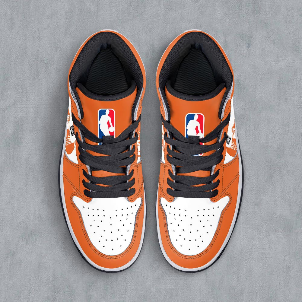 Footwearstorm Phoenix Suns AJ1 High Sneakers Shoes For Men And Women 30097