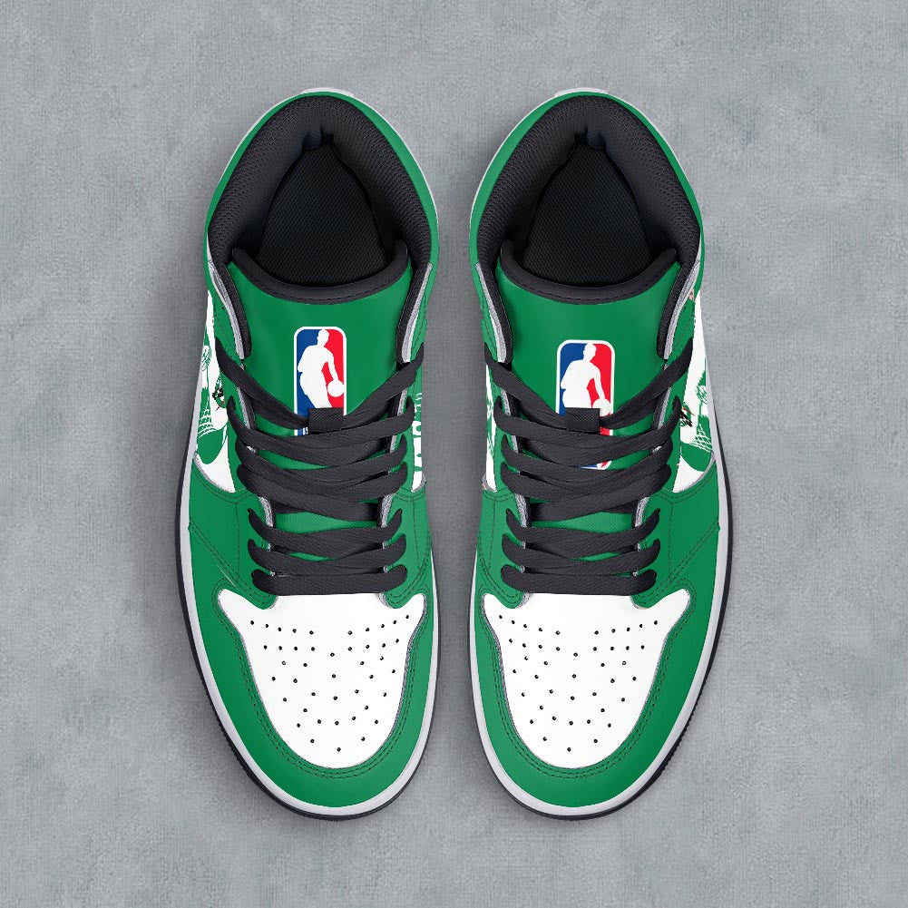Footwearstorm Boston Celtics AJ1 High Sneakers Shoes For Men And Women 300927