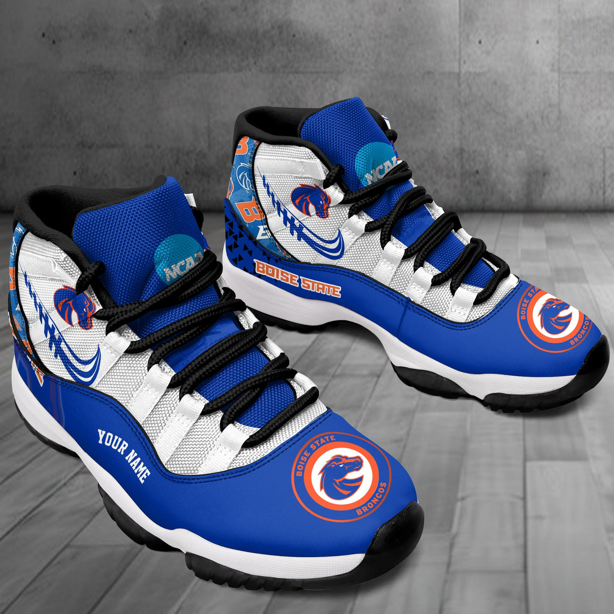 Footwearstorm Boise State Broncos AJ11 Sneakers Shoes For Men And Women 2309335