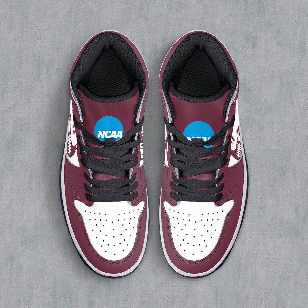 Footwearstorm Virginia Tech Hokies AJ1 High Sneakers Shoes For Men And Women 3009292