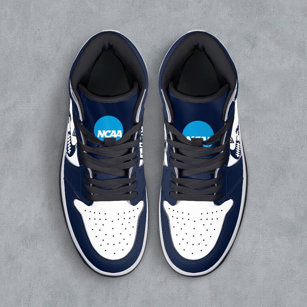 Footwearstorm Uconn Huskies AJ1 High Sneakers Shoes For Men And Women 3009274