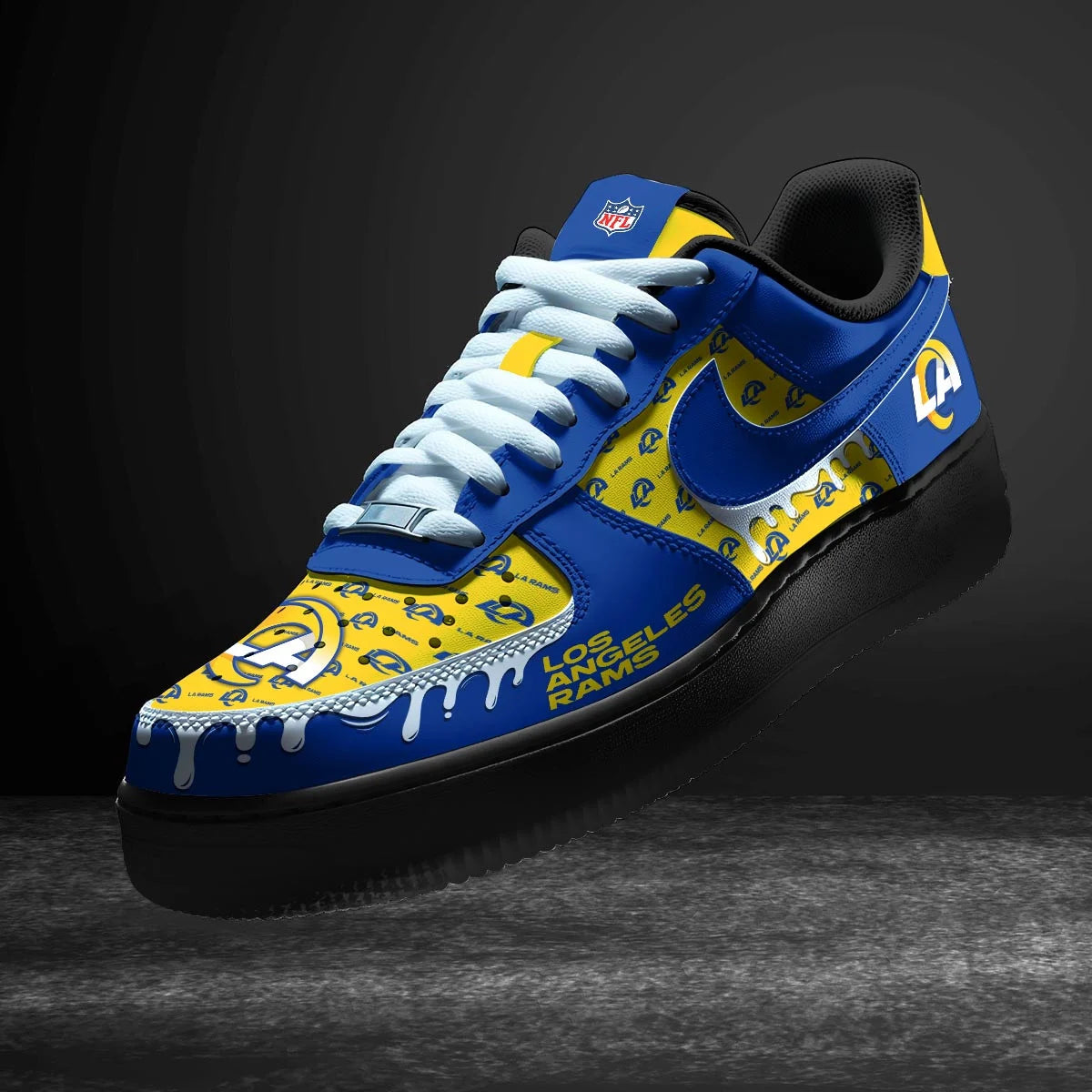 Footwearstorm Los Angeles Rams Air Low-Top Sneakers Shoes For Men And Women 1205154