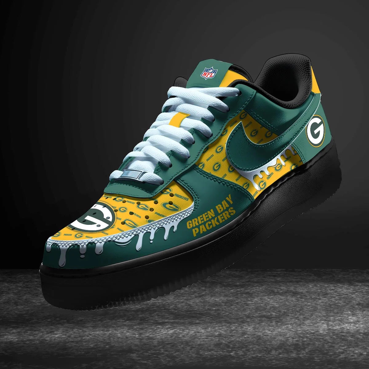 Footwearstorm Green Bay Packers Air Low-Top Sneakers Shoes For Men And Women 1205144