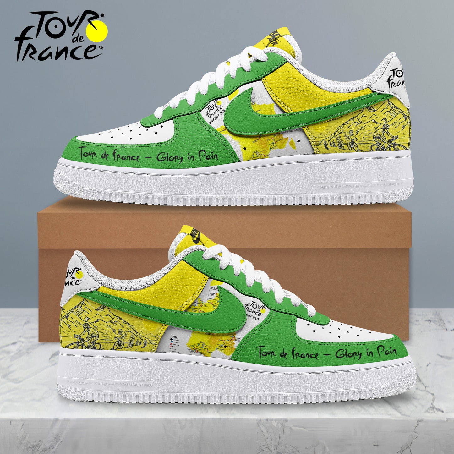 Footwearstorm Tour De France Low-Top Sneakers Shoes For Men And Women 100829