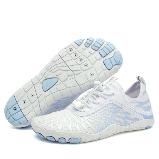 Lorax Summer Healthy & Non-Slip barefoot Orthotic Shoes - White Blue