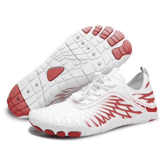 Lorax Summer Healthy & Non-Slip barefoot Orthotic Shoes - White Red