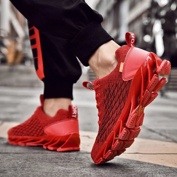 Men Orthopedic Shoes Athletic Sneakers - Red