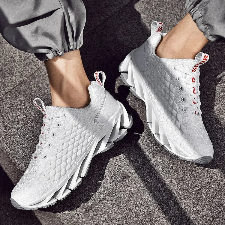 Men Orthopedic Shoes Athletic Sneakers - White